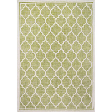 Trebol Moroccan Trellis Textured Weave Indoor/outdoor Area Rug